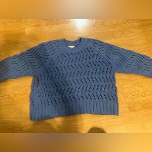 Blue Knit Sweater